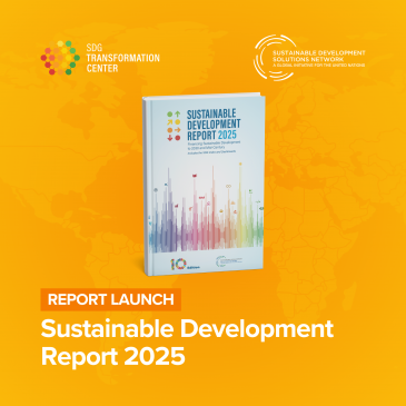 SDSN’s flagship Sustainable Development Report 2025. Launch tomorrow
